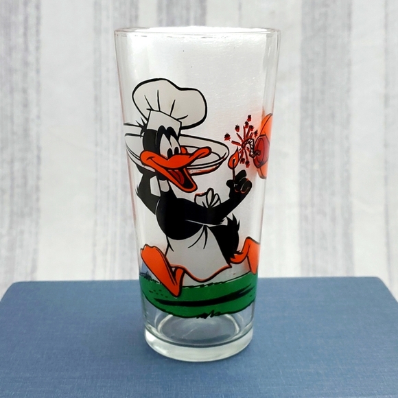 1976 Daffy Duck & Taz  Warner Bros x Pepsi Collector Series  16 oz Glass - Picture 1 of 12